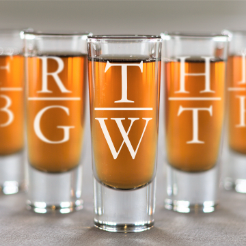 Stacked | Personalized 2oz Tall Shot Glass